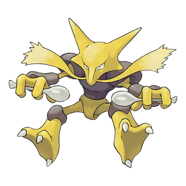 official artwork of alakazam